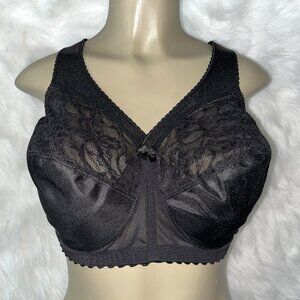 GLAMORISE MAGIC LIFT FULL FIGURE SUPPORT WIRELESS BRA SZ 38F